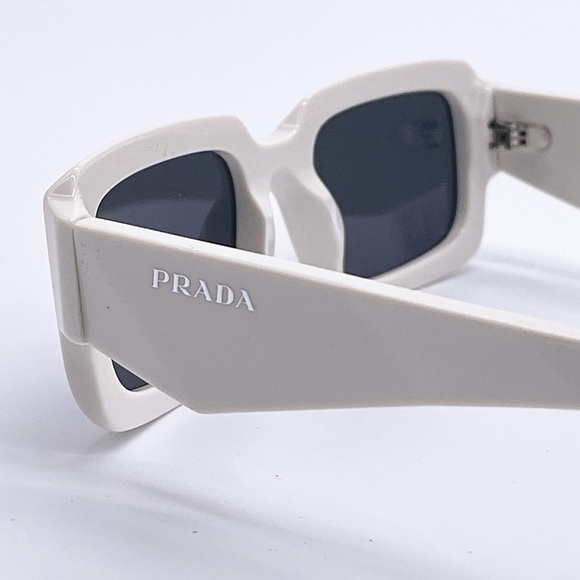 NEW PRADA WHITE UNISEX SUNGLASSES PR27ZS 17K08Z NEW COLLECTION PRADA EYEWEAR - Picture 5 of 11